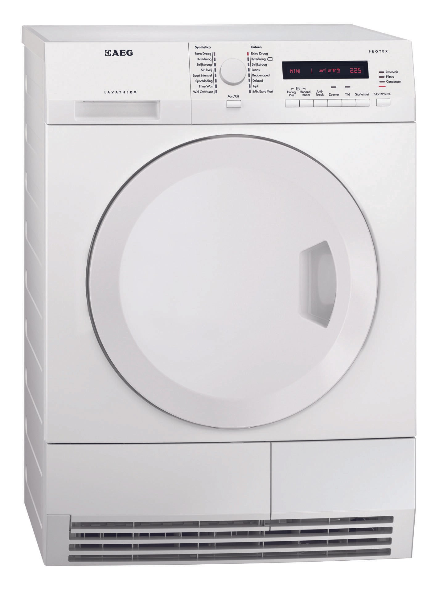 AEG T71272NAC wasdroger Vrijstaand Voorlader 7 kg Wit