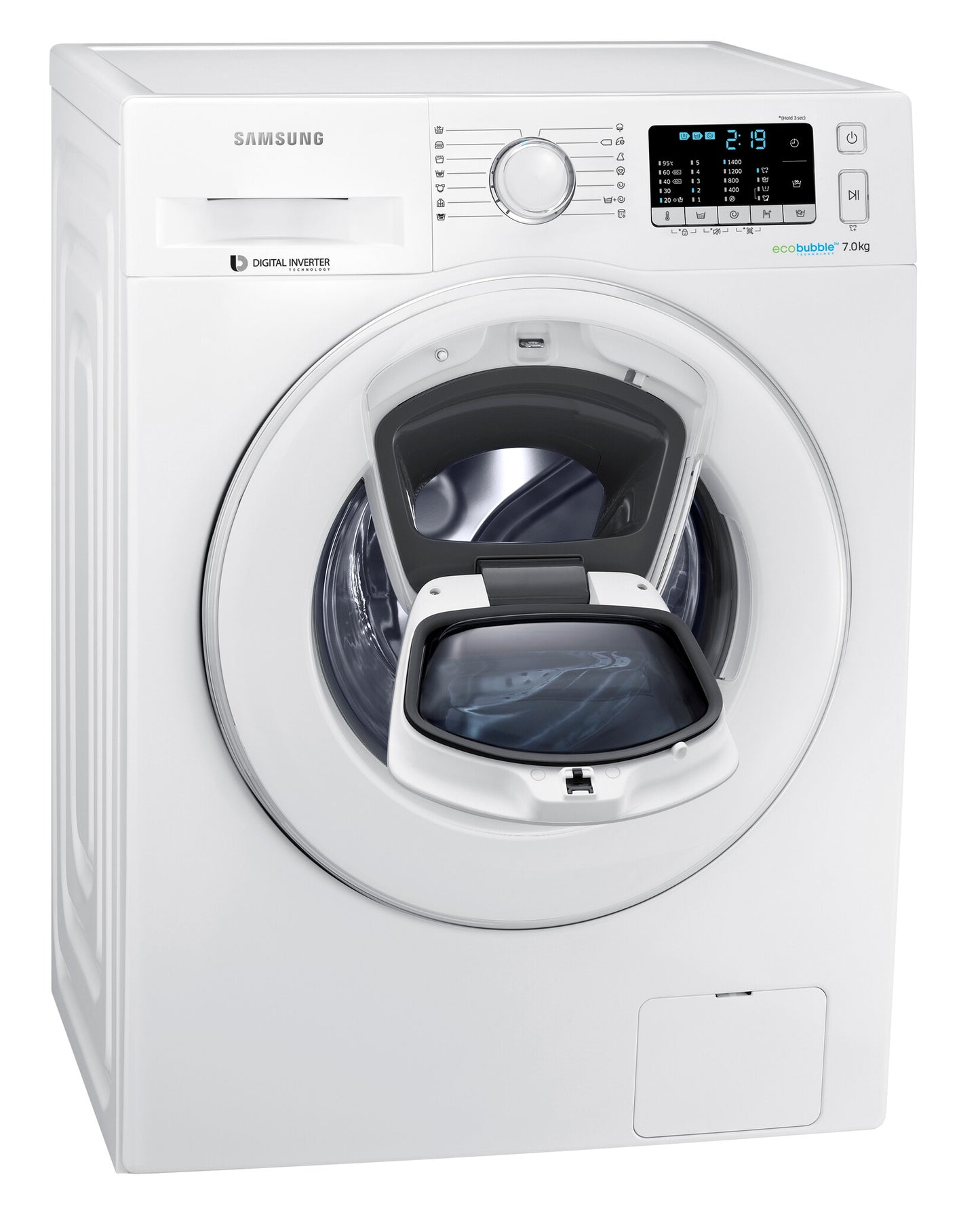 Samsung WW70K5400WW wasmachine Voorlader 7 kg 1400 RPM Wit