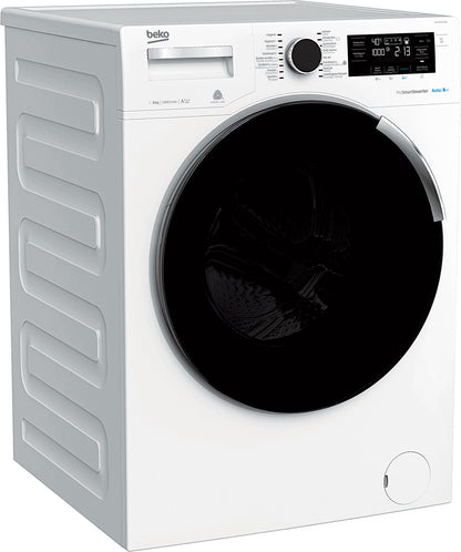 Beko WTV8744XDW wasmachine Voorlader 8 kg 1400 RPM Zwart, Wit