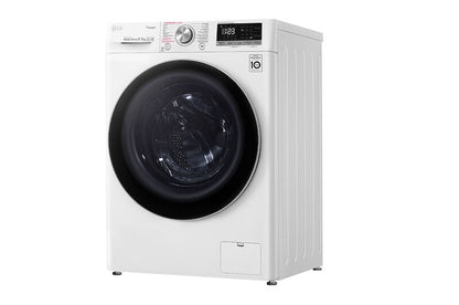 LG F4DN508S1 Was-droogcombinatie Vrijstaand Voorlader Wit