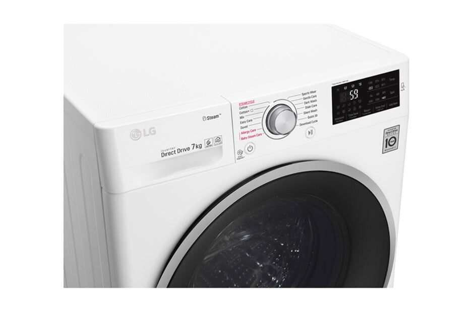 LG FH4J6QS7 wasmachine Voorlader 7 kg 1400 RPM Wit