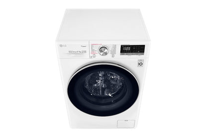 LG F4DN508S1 Was-droogcombinatie Vrijstaand Voorlader Wit