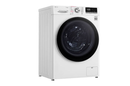 LG F4DN508S1 Was-droogcombinatie Vrijstaand Voorlader Wit