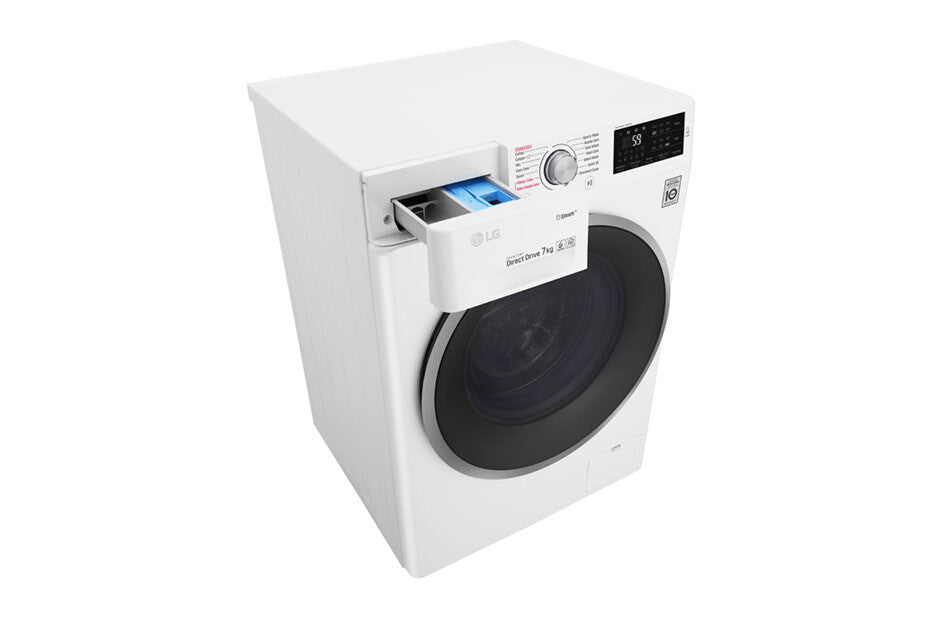 LG FH4J6QS7 wasmachine Voorlader 7 kg 1400 RPM Wit