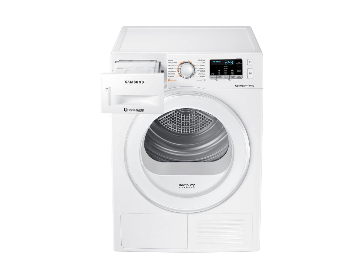 Samsung DV80M5210IW wasdroger Vrijstaand Voorlader 8 kg Wit