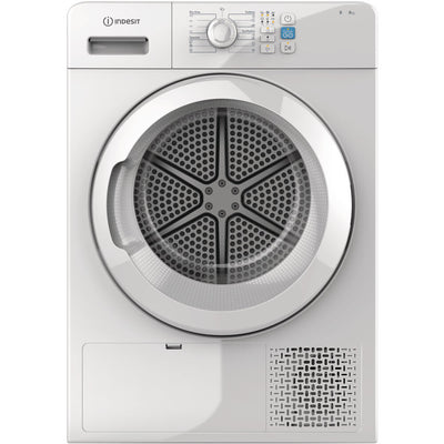 Indesit YT CM08 8B EU wasdroger Vrijstaand Voorlader 8 kg Wit