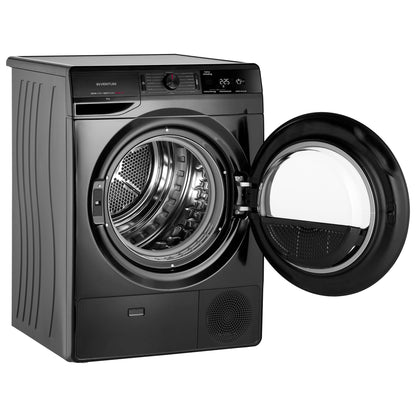 Inventum VDW9001B wasdroger Vrijstaand Voorlader 9 kg Zwart