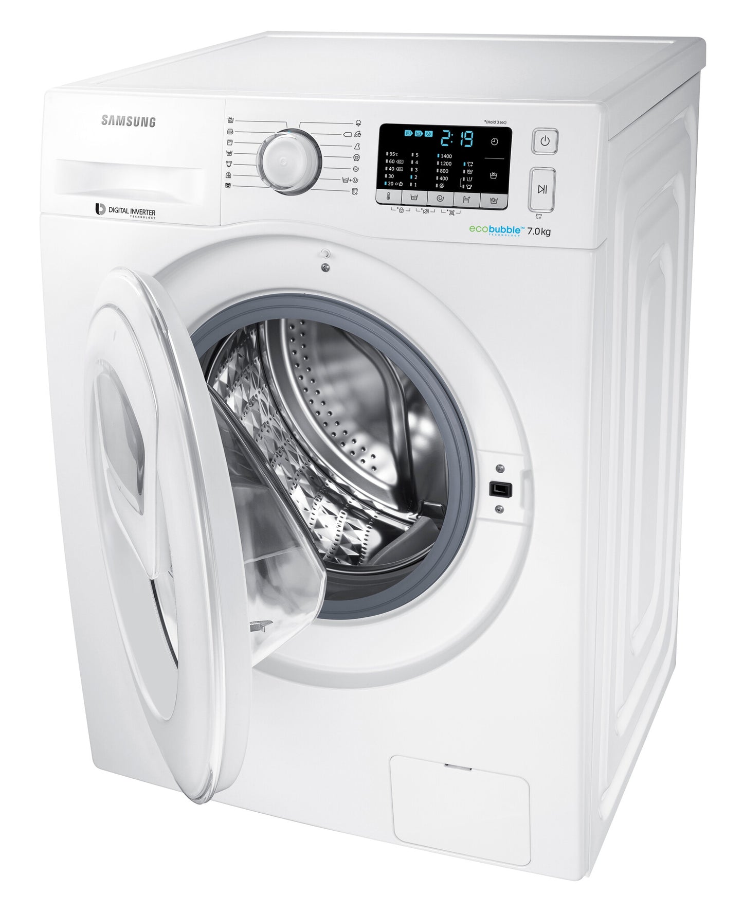 Samsung WW70K5400WW wasmachine Voorlader 7 kg 1400 RPM Wit