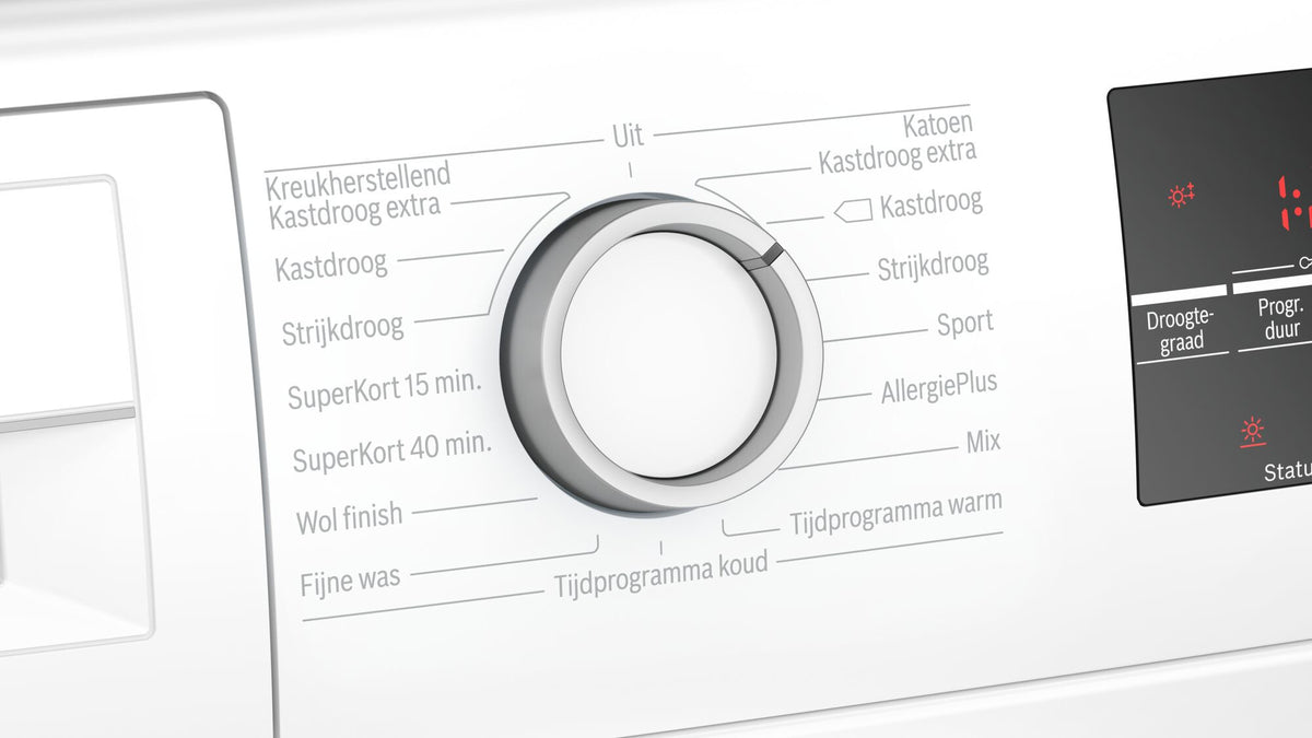 Bosch Serie 6 WTG86472NL wasdroger Vrijstaand Voorlader 8 kg Wit