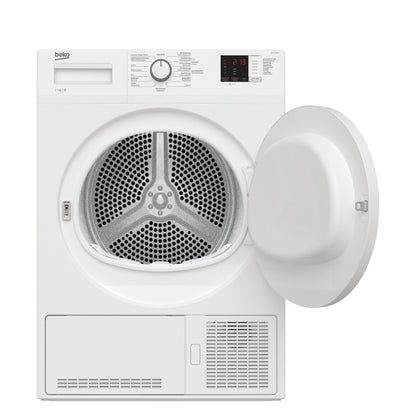 Beko DCU7235BX wasdroger Vrijstaand Voorlader 7 kg Wit