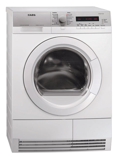AEG T76389NAH wasdroger Vrijstaand Voorlader 8 kg Wit
