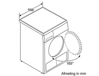 Bosch Maxx WTE84104NL wasdroger Vrijstaand Voorlader 7 kg Wit