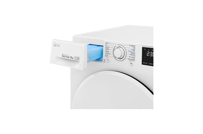 LG RC80U2AV0Q wasdroger Vrijstaand Voorlader 8 kg Wit