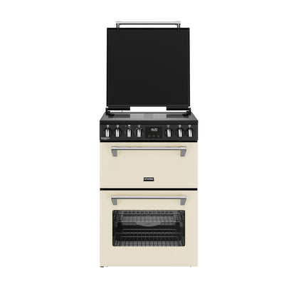 Stoves 444411848 fornuis Vrijstaand fornuis Electrisch Inductiekookplaat zones Crème