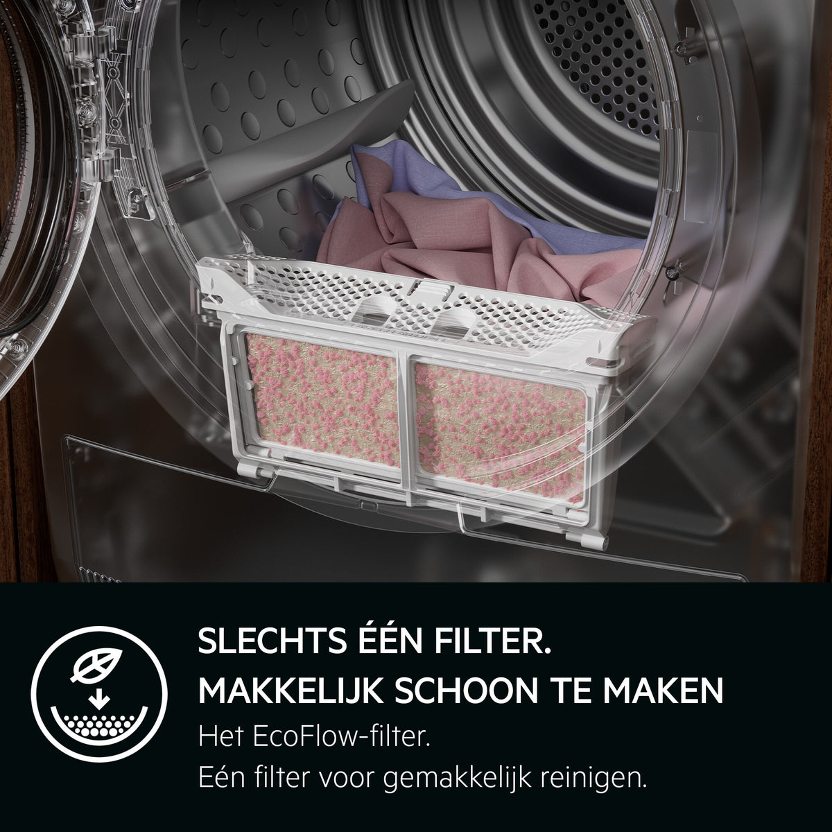 AEG Series 7000 TR718A2B wasdroger Vrijstaand Voorlader 8 kg Wit