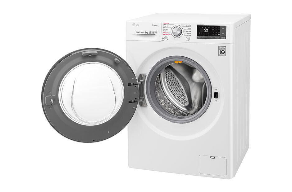 LG F4J7VY2WD wasmachine Voorlader 9 kg 1400 RPM Wit