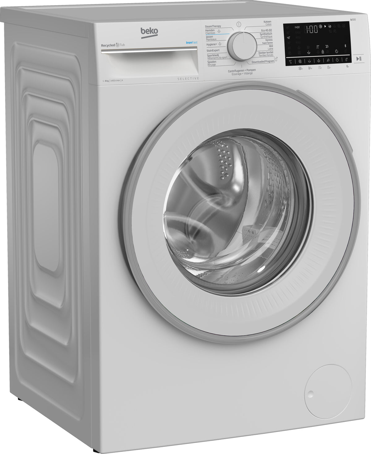 Beko B3WT5841WS2 wasmachine Voorlader 8 kg 1400 RPM Wit