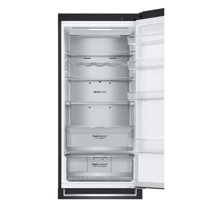 LG GBB72MCUGN koel-vriescombinatie Vrijstaand 384 l Zwart
