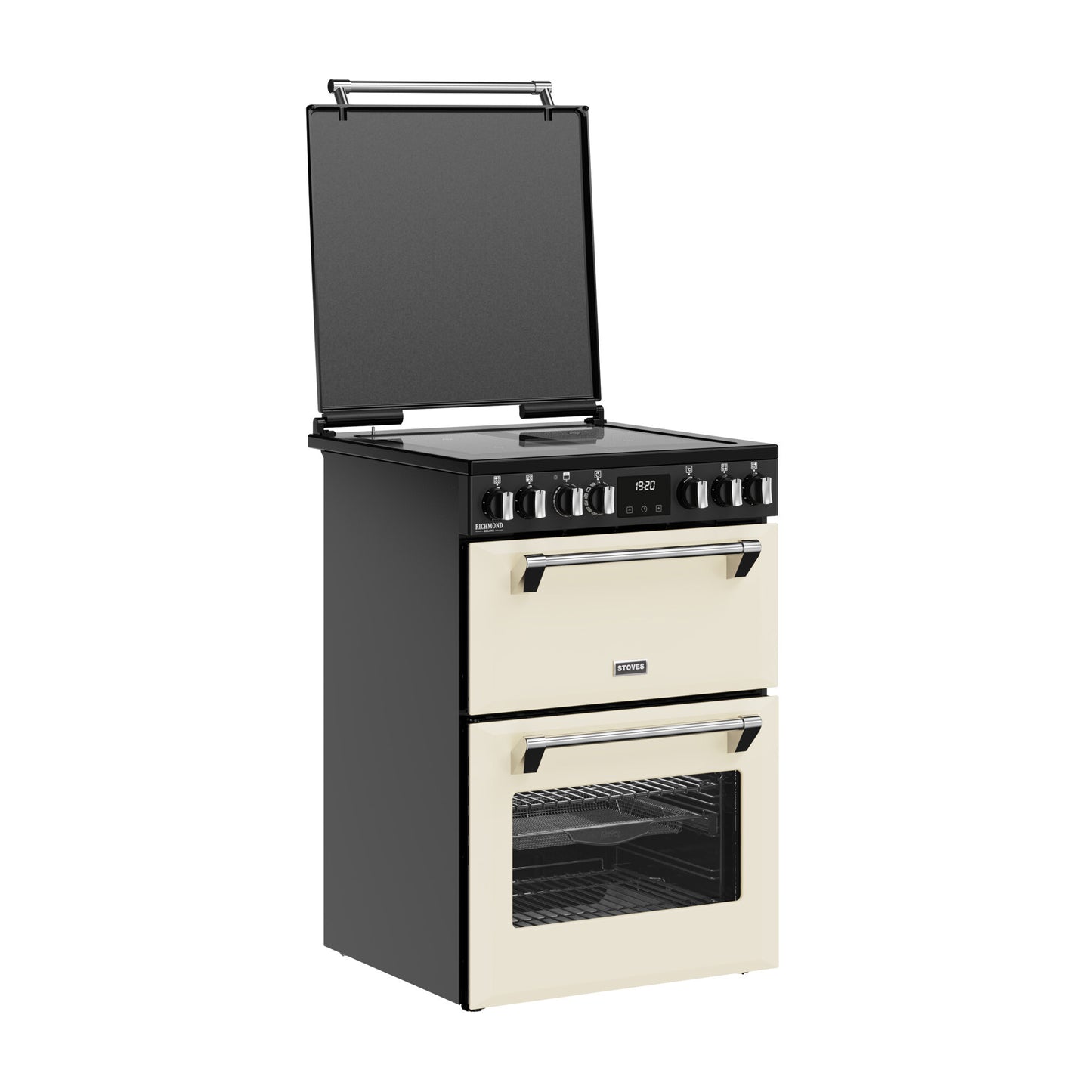 Stoves 444411848 fornuis Vrijstaand fornuis Electrisch Inductiekookplaat zones Crème