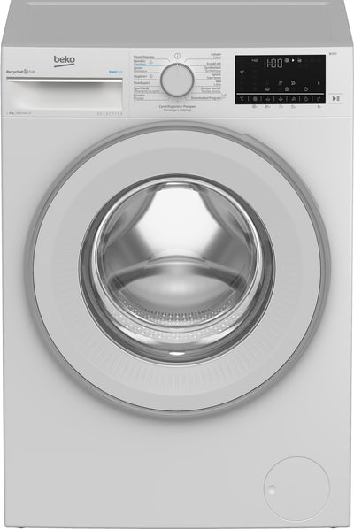 Beko B3WT5841WS2 wasmachine Voorlader 8 kg 1400 RPM Wit