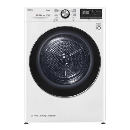 LG RC90V9AV2W wasdroger Vrijstaand Voorlader 9 kg Wit