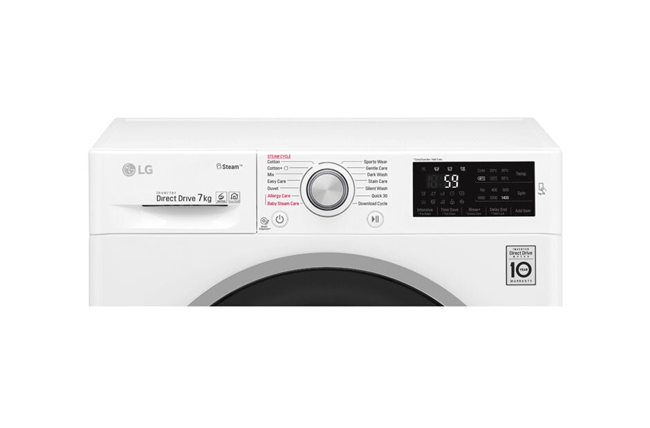 LG FH4J6QS7 wasmachine Voorlader 7 kg 1400 RPM Wit