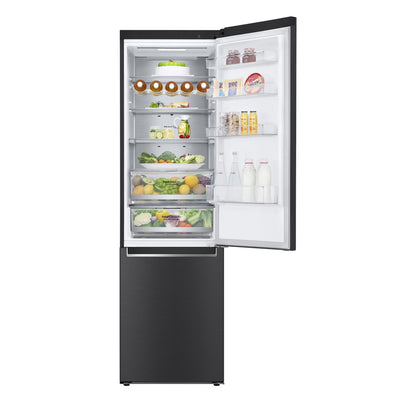 LG GBB72MCUGN koel-vriescombinatie Vrijstaand 384 l Zwart
