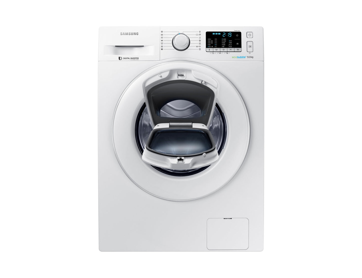 Samsung WW5500 wasmachine Voorlader 9 kg 1400 RPM Wit