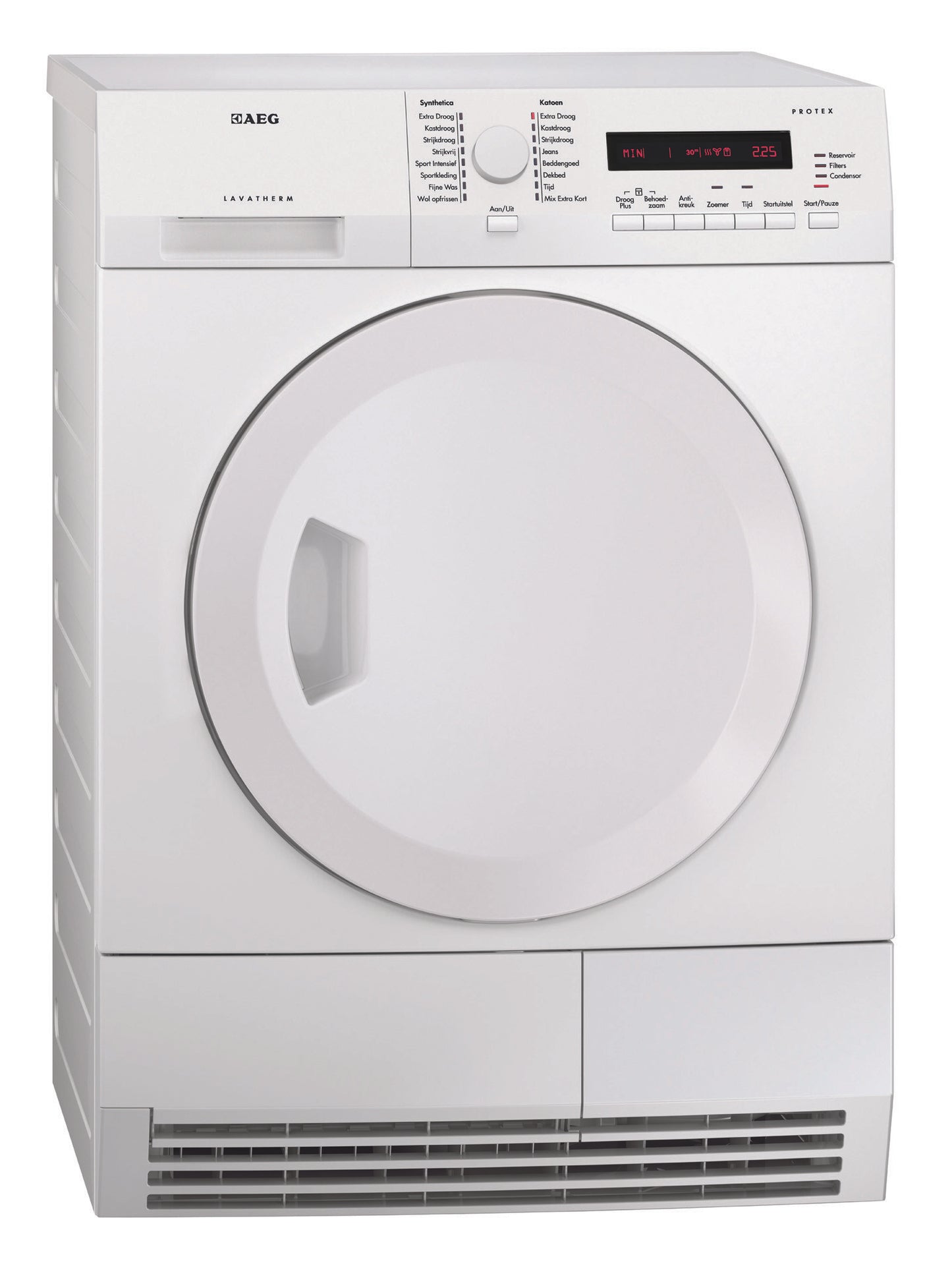 AEG T75280AC wasdroger Vrijstaand Voorlader 8 kg Wit