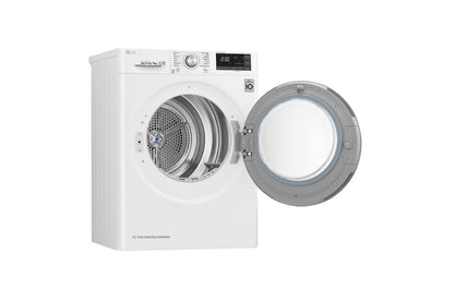 LG RC90U2AV2W wasdroger Vrijstaand Voorlader 9 kg Wit