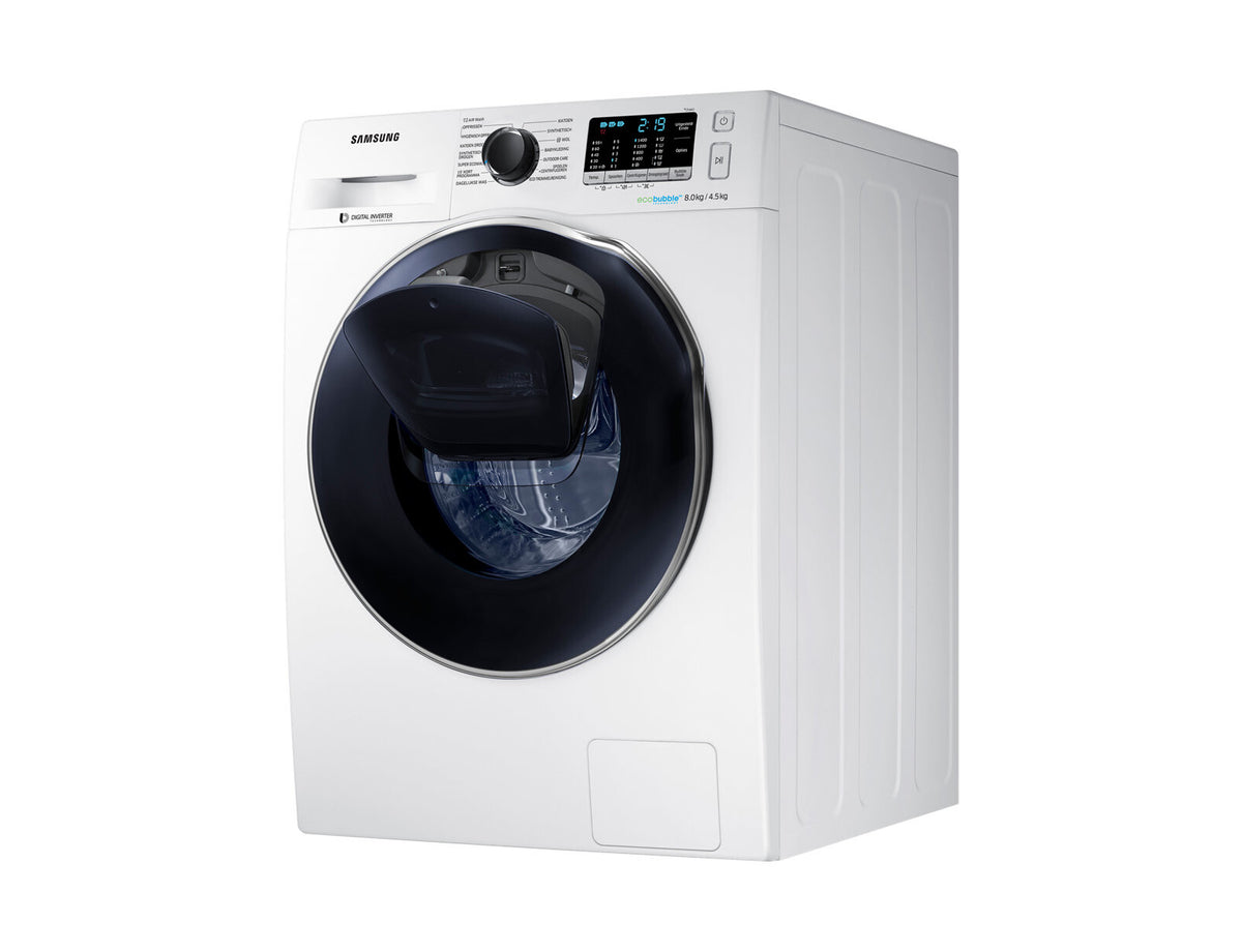 Samsung WD80K5A00OW Was-droogcombinatie Vrijstaand Voorlader Wit