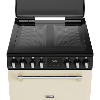 Stoves 444411848 fornuis Vrijstaand fornuis Electrisch Inductiekookplaat zones Crème