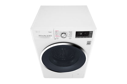 LG F4J7VY2WD wasmachine Voorlader 9 kg 1400 RPM Wit