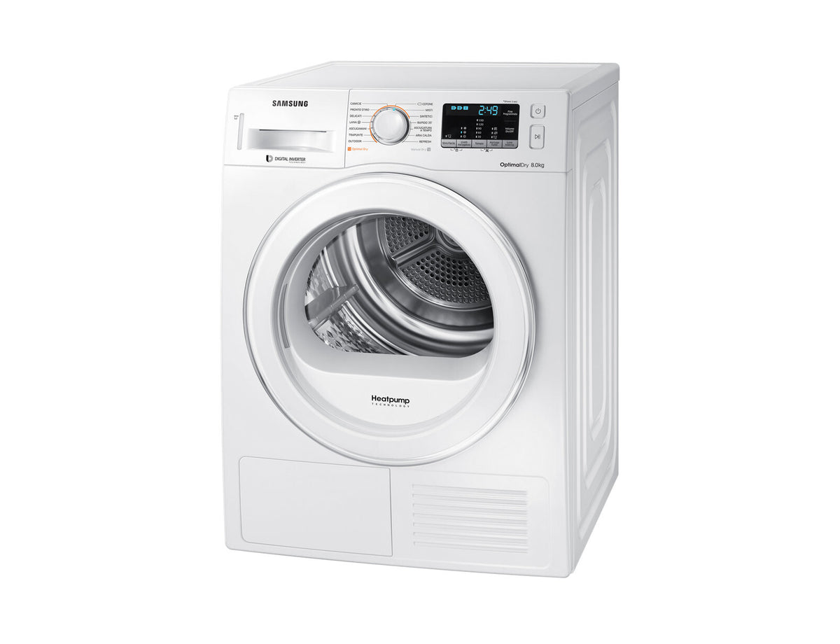 Samsung DV80M5210IW wasdroger Vrijstaand Voorlader 8 kg Wit