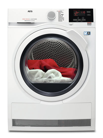 AEG T8DB84GW wasdroger Vrijstaand Voorlader 8 kg Wit
