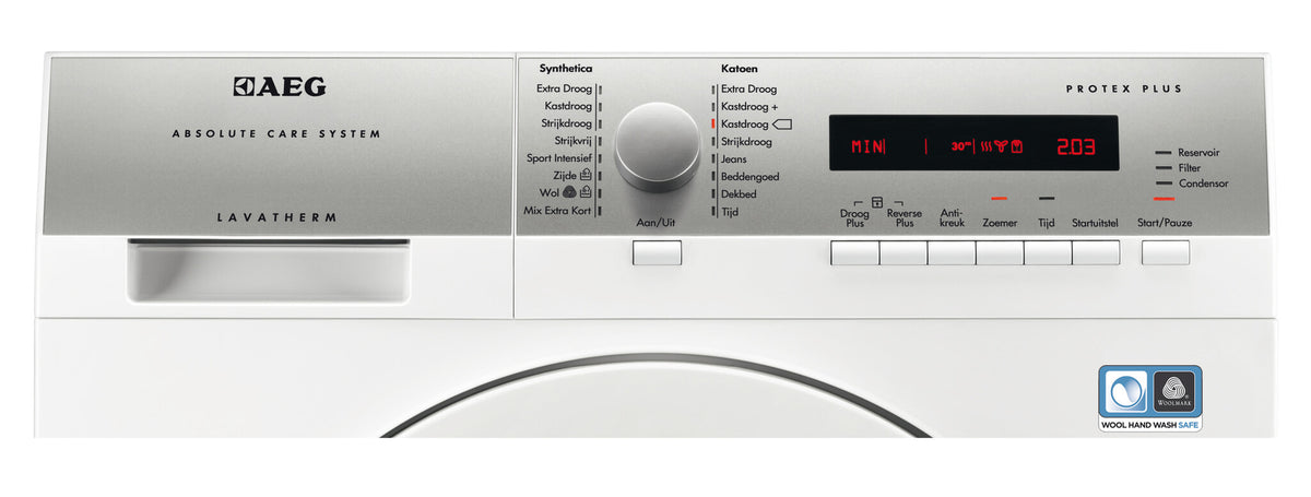 AEG T76785NIH wasdroger Vrijstaand Voorlader 8 kg