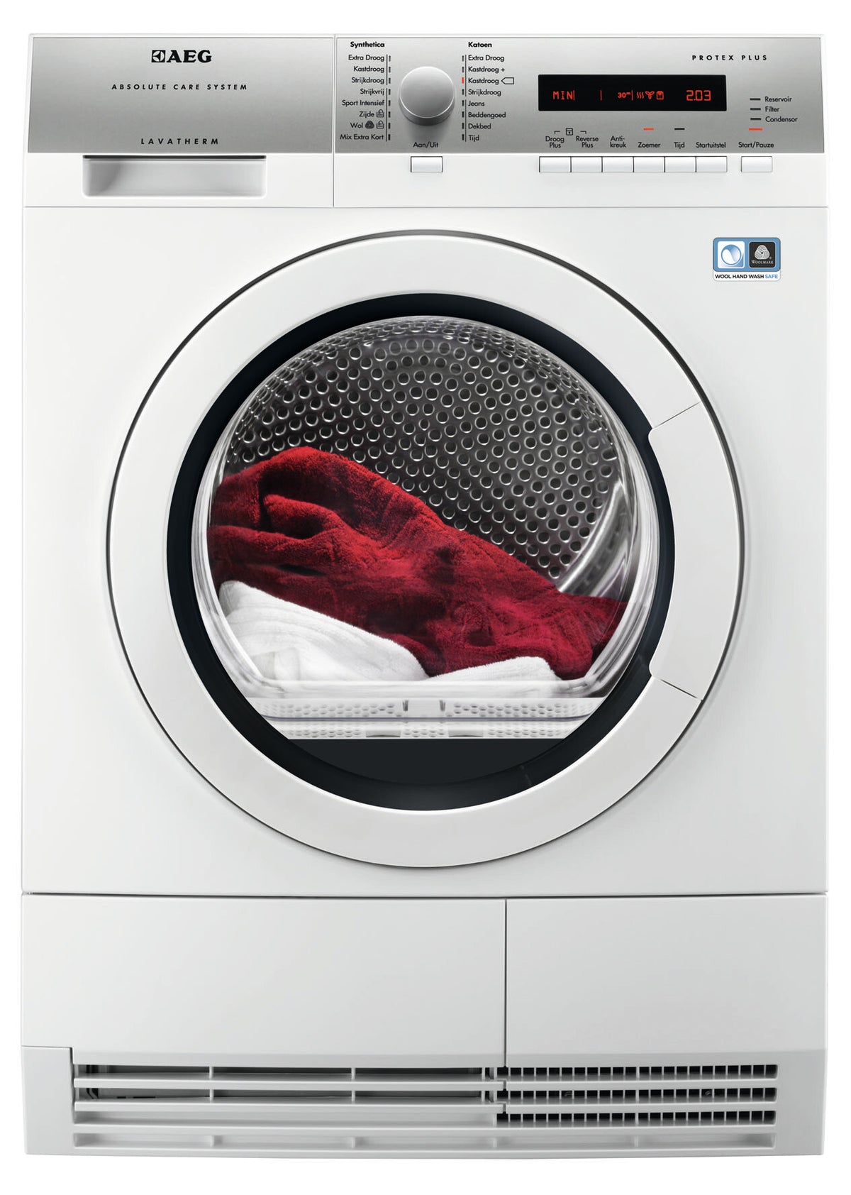 AEG T76785NIH wasdroger Vrijstaand Voorlader 8 kg