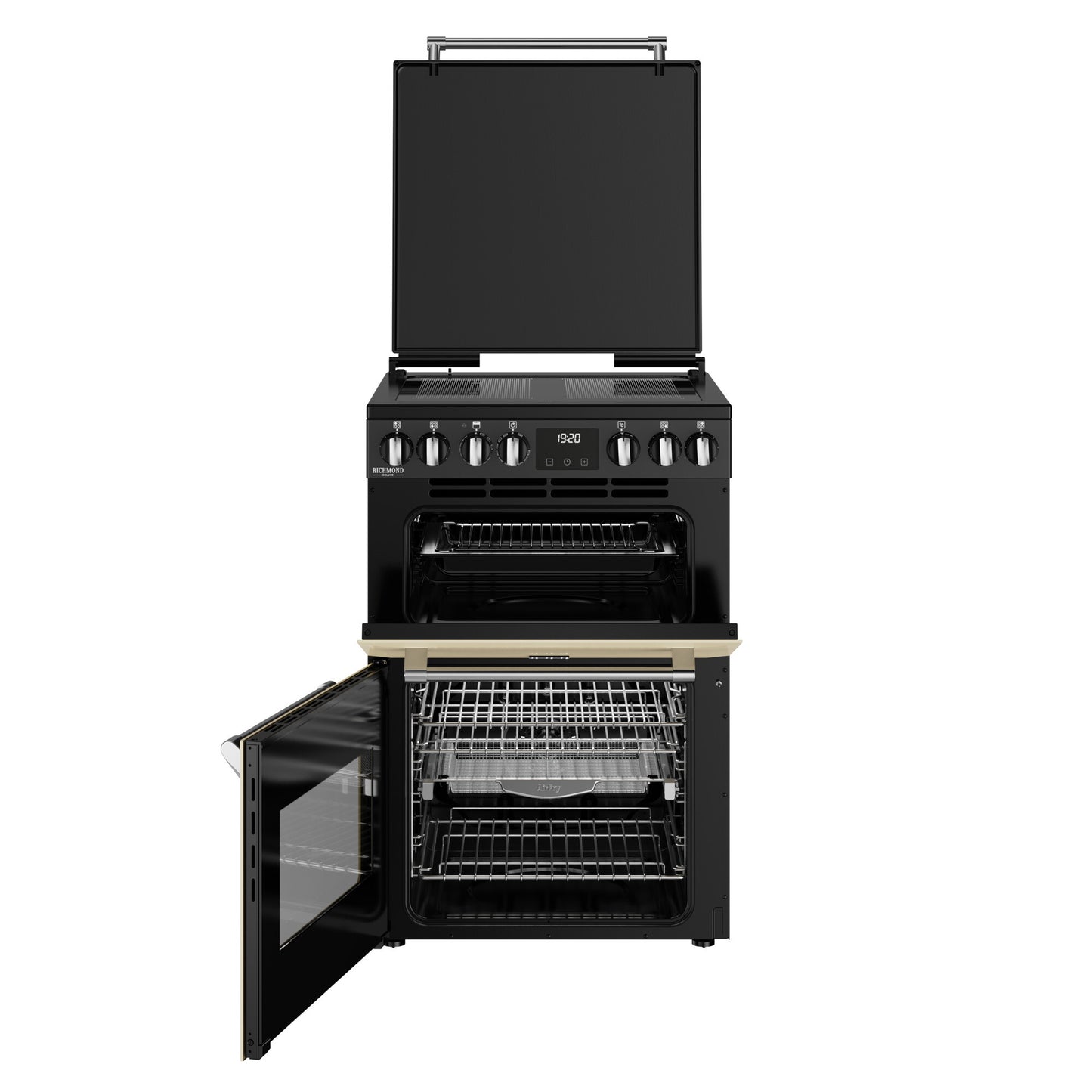 Stoves 444411848 fornuis Vrijstaand fornuis Electrisch Inductiekookplaat zones Crème