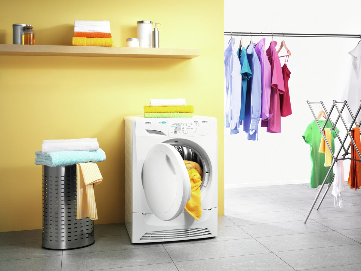 Zanussi ZDH7332P wasdroger Vrijstaand Voorlader 7 kg Wit