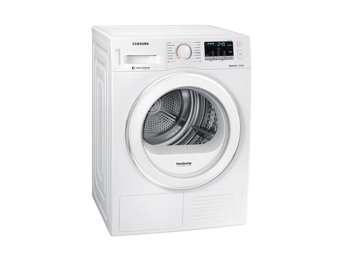 Samsung DV80M5210IW wasdroger Vrijstaand Voorlader 8 kg Wit