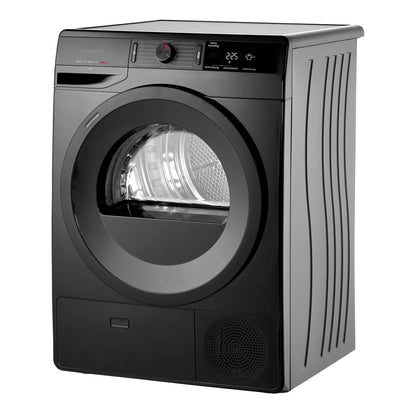 Inventum VDW9001B wasdroger Vrijstaand Voorlader 9 kg Zwart