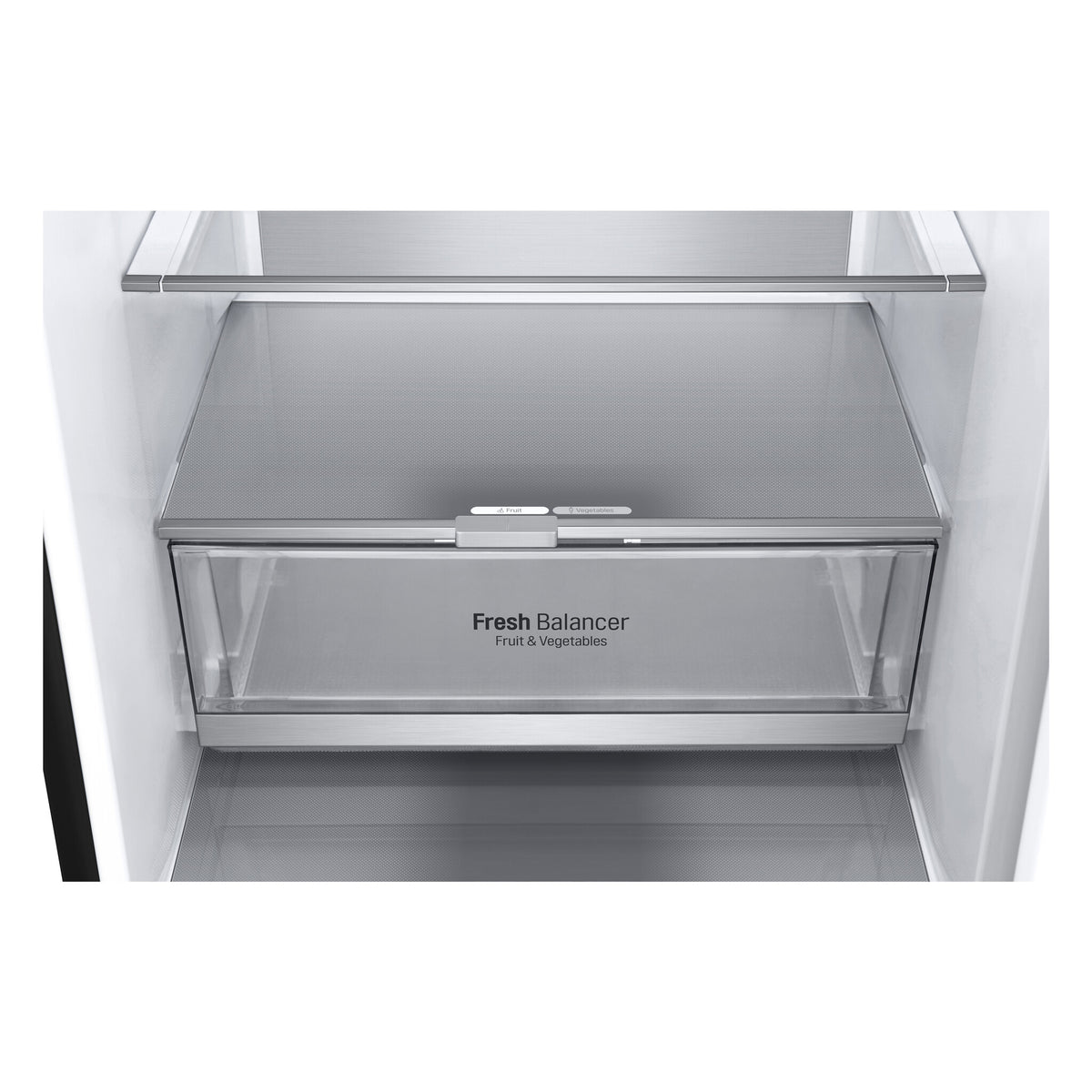 LG GBB72MCUGN koel-vriescombinatie Vrijstaand 384 l Zwart