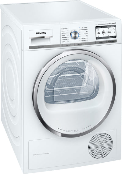 Siemens WT4H8Y76NL wasdroger Vrijstaand Voorlader 9 kg Wit