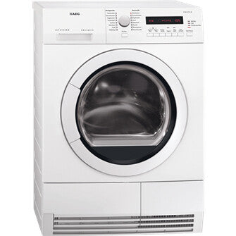 AEG T76489AH wasdroger Vrijstaand Voorlader 8 kg Wit