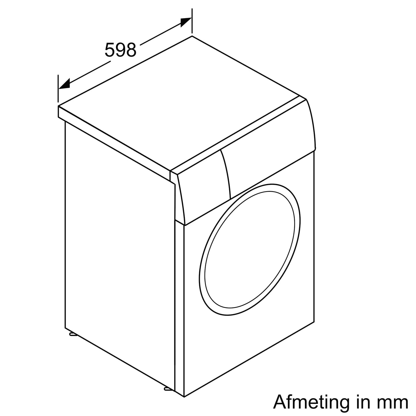 Bosch WAJ28076NL wasmachine Voorlader 7 kg 1400 RPM Wit