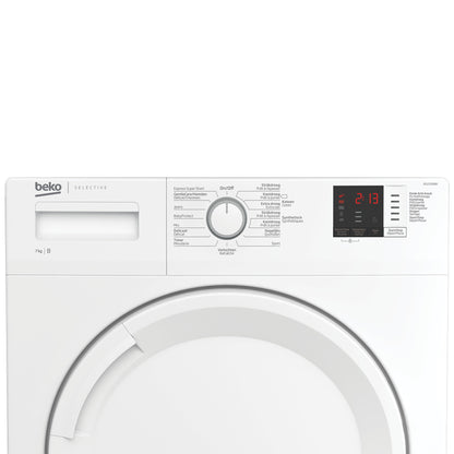 Beko DCU7235BX wasdroger Vrijstaand Voorlader 7 kg Wit