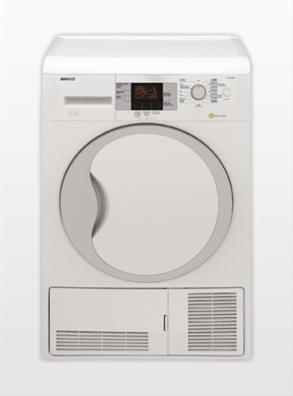 Beko DPU 7380 X wasdroger Vrijstaand Voorlader 7 kg Wit