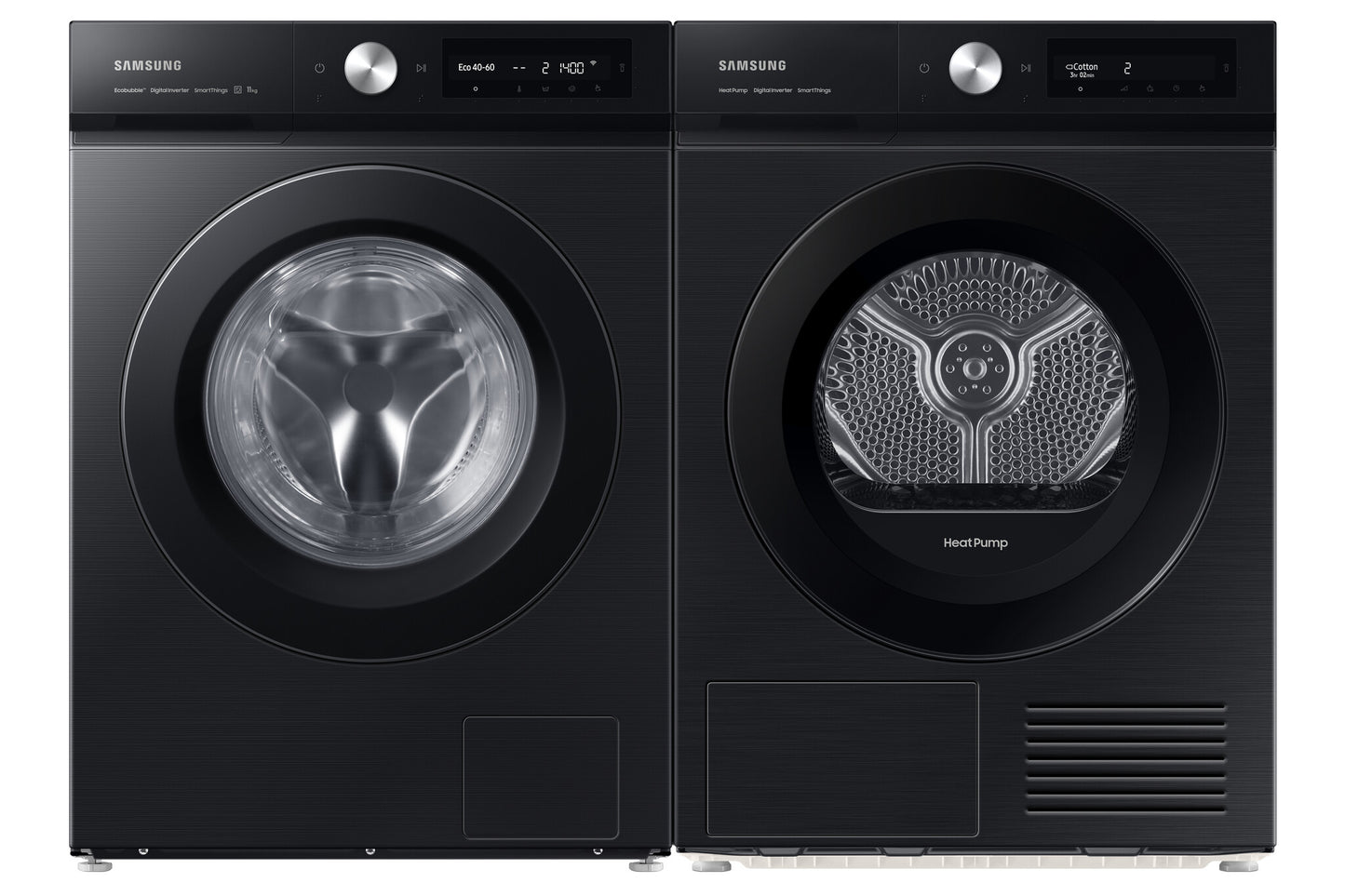 Samsung DV90BB5245AB wasdroger Vrijstaand Voorlader 9 kg Zwart