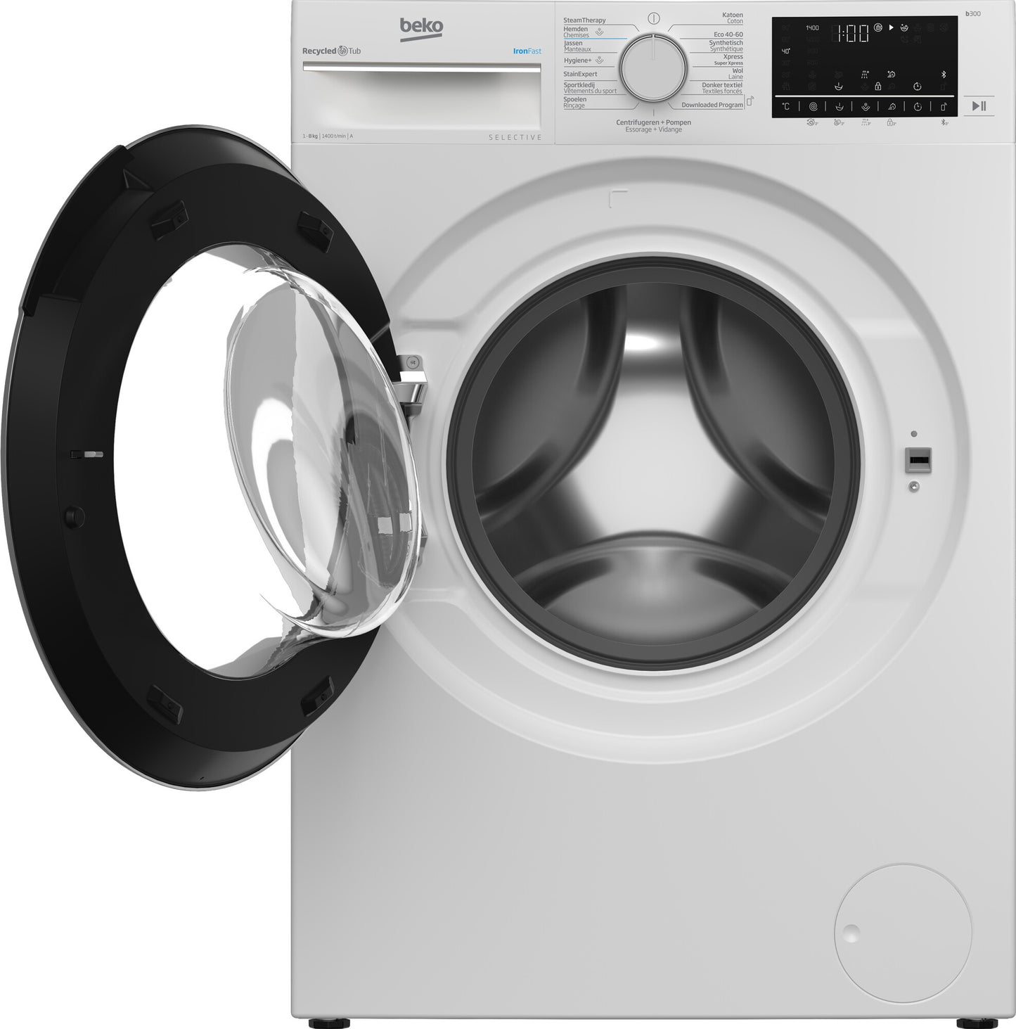Beko B3WT5841WS2 wasmachine Voorlader 8 kg 1400 RPM Wit