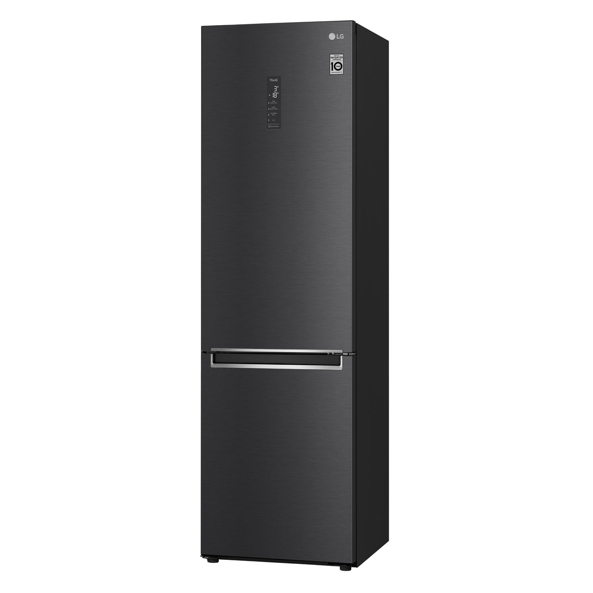 LG GBB72MCUGN koel-vriescombinatie Vrijstaand 384 l Zwart